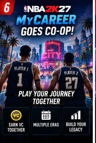 NBA 2K27 Gives MyCAREER Its First Co-op Option