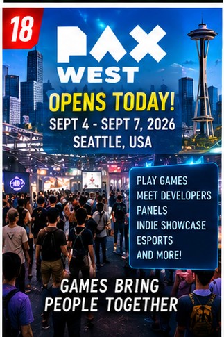 PAX West 2026 Opens Today in Seattle