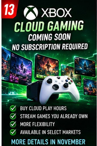 Xbox Cloud Gaming Will Add a Non-Subscription Option