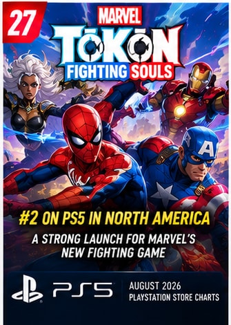 MARVEL Tōkon: Fighting Souls Debuts Near the Top of PlayStation's US Chart