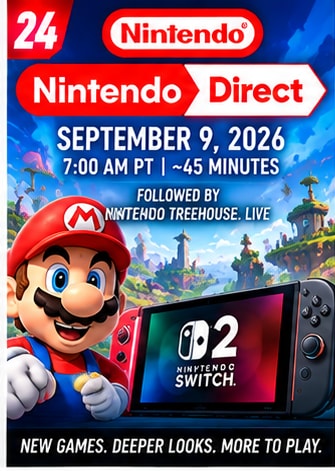 Full Nintendo Direct Follows the Zelda Showcase on September 9