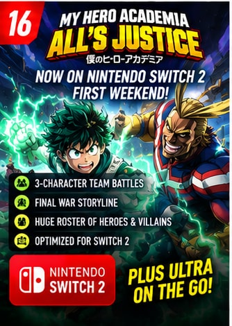 My Hero Academia: All's Justice Settles Into Its First Switch 2 Weekend
