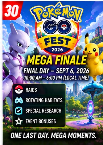 Pokémon GO Mega Finale Continues Its Rotating Habitat System
