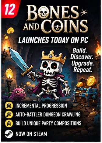 Bones and Coins Launches on PC Today