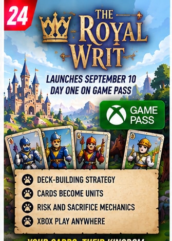 The Royal Writ Joins Game Pass Later This Week
