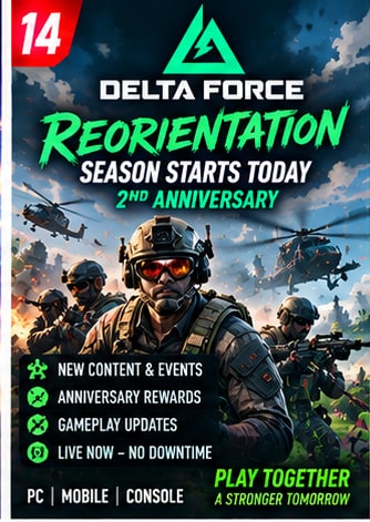 Delta Force Begins Its Second-Anniversary Reorientation Season Today