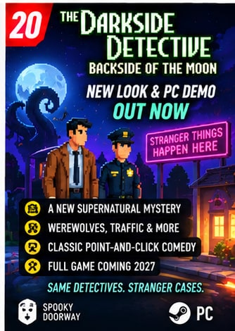 The Darkside Detective: Backside of the Moon Gets a New Look and PC Demo