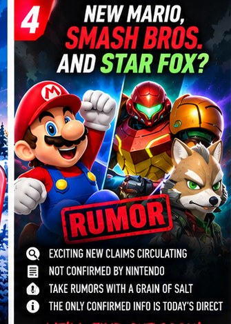 New Mario, Smash Bros. and Star Fox Rumors Circulate Ahead of Direct