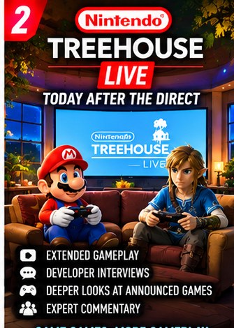 Nintendo Treehouse Live Airs Today After the Direct
