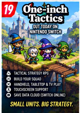 One-inch Tactics Launches Today on Nintendo Switch