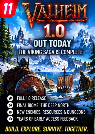 Valheim 1.0 Launches Today Completing the Viking Saga