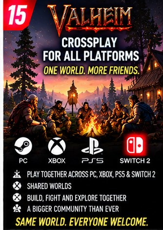 Valheim Enables Full Crossplay Across PC, Xbox, PS5, and Switch 2