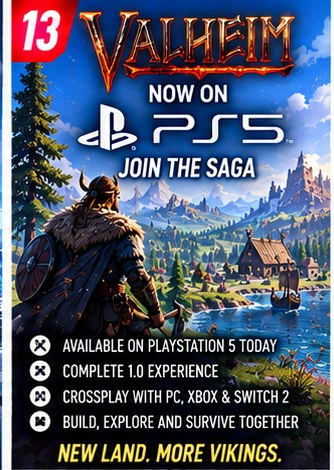 Valheim Launches on PlayStation 5 With Full 1.0 Experience