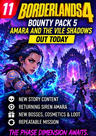 Borderlands 4 Bounty Pack 5 Sends Amara Into the Phase Dimension