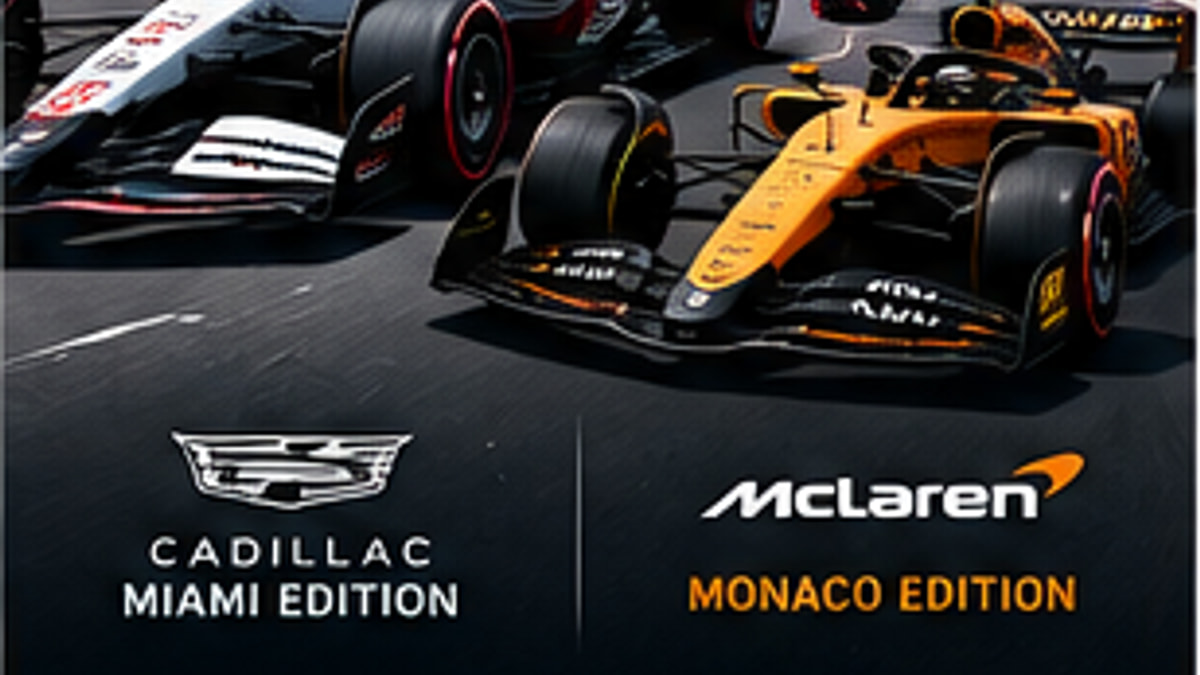 F1 25 Offers New Cadillac and McLaren Special Liveries This Weekend — original editorial gaming news illustration