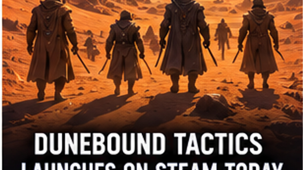 Dunebound Tactics Launches on Steam Today — original editorial gaming news illustration
