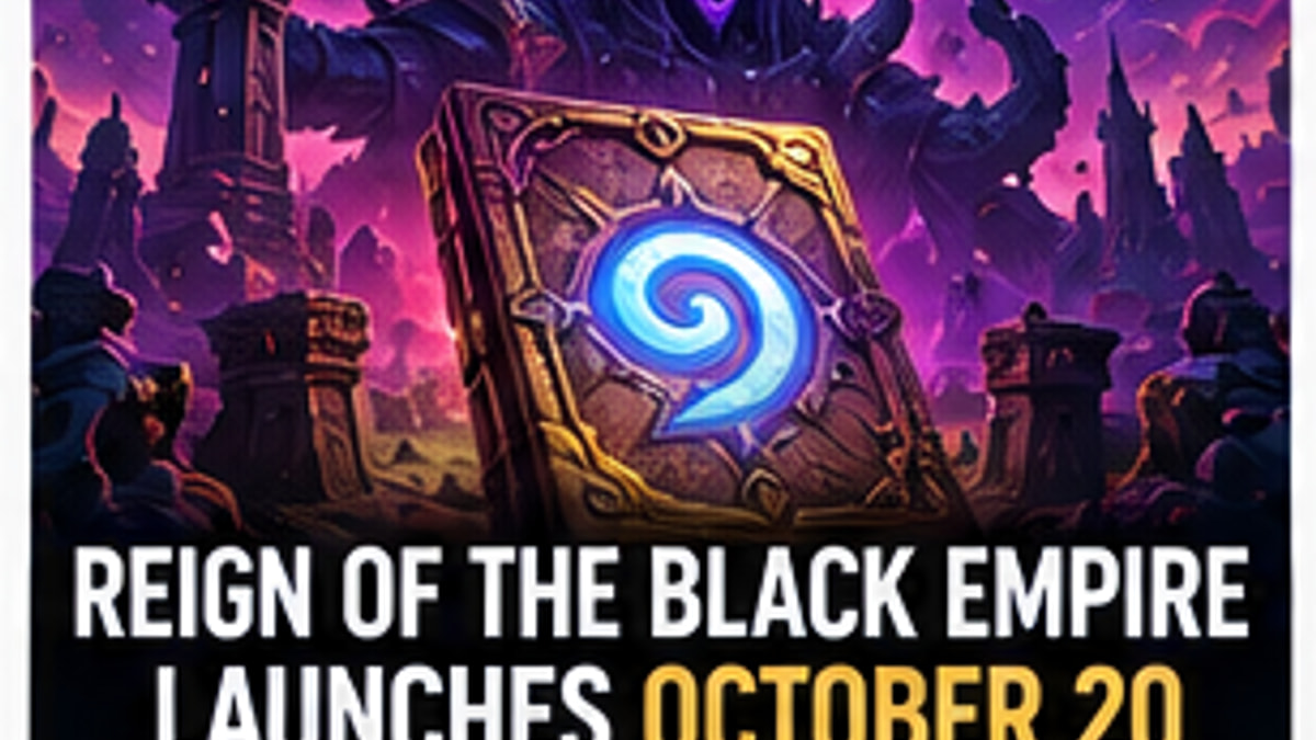 Hearthstone Reveals Reign of the Black Empire for October 20 — original editorial gaming news illustration