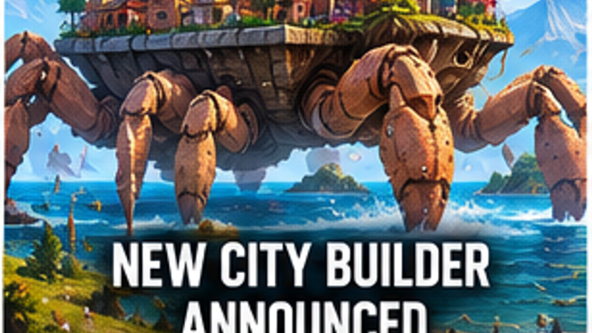 The Crab Is Walking Announced as a City Builder on a Giant Crab — original editorial gaming news illustration