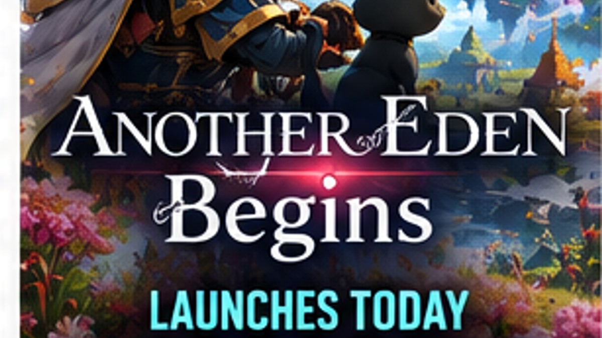 Another Eden Begins Launches Today — original editorial gaming news illustration