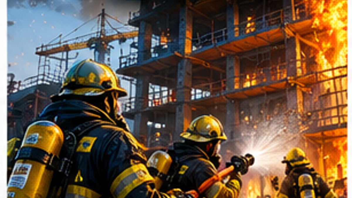 Firefighting Simulator: Ignite Adds Construction Site Missions — original editorial gaming news illustration