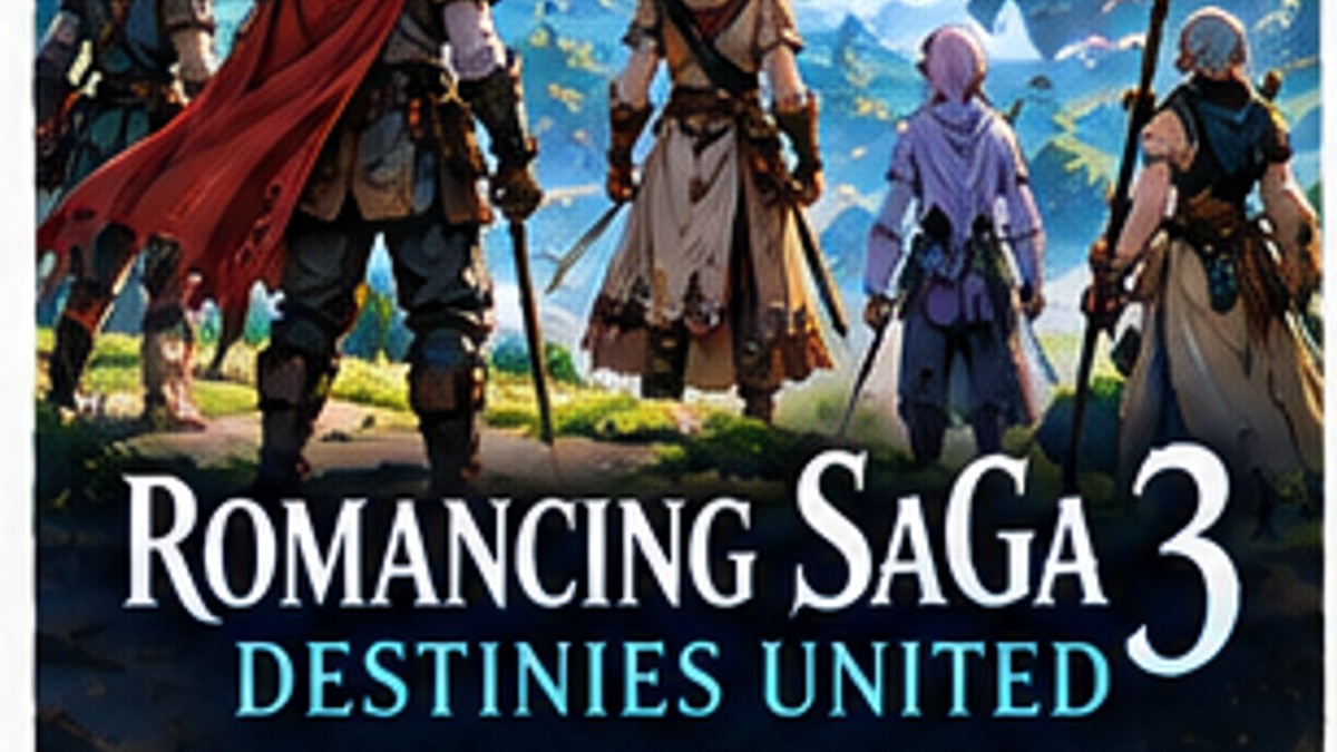 Romancing SaGa 3: Destinies United Sets February 2027 Release — original editorial gaming news illustration