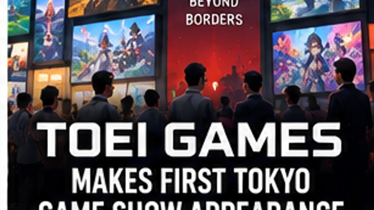 TOEI Games Makes Its First Tokyo Game Show Appearance — original editorial gaming news illustration