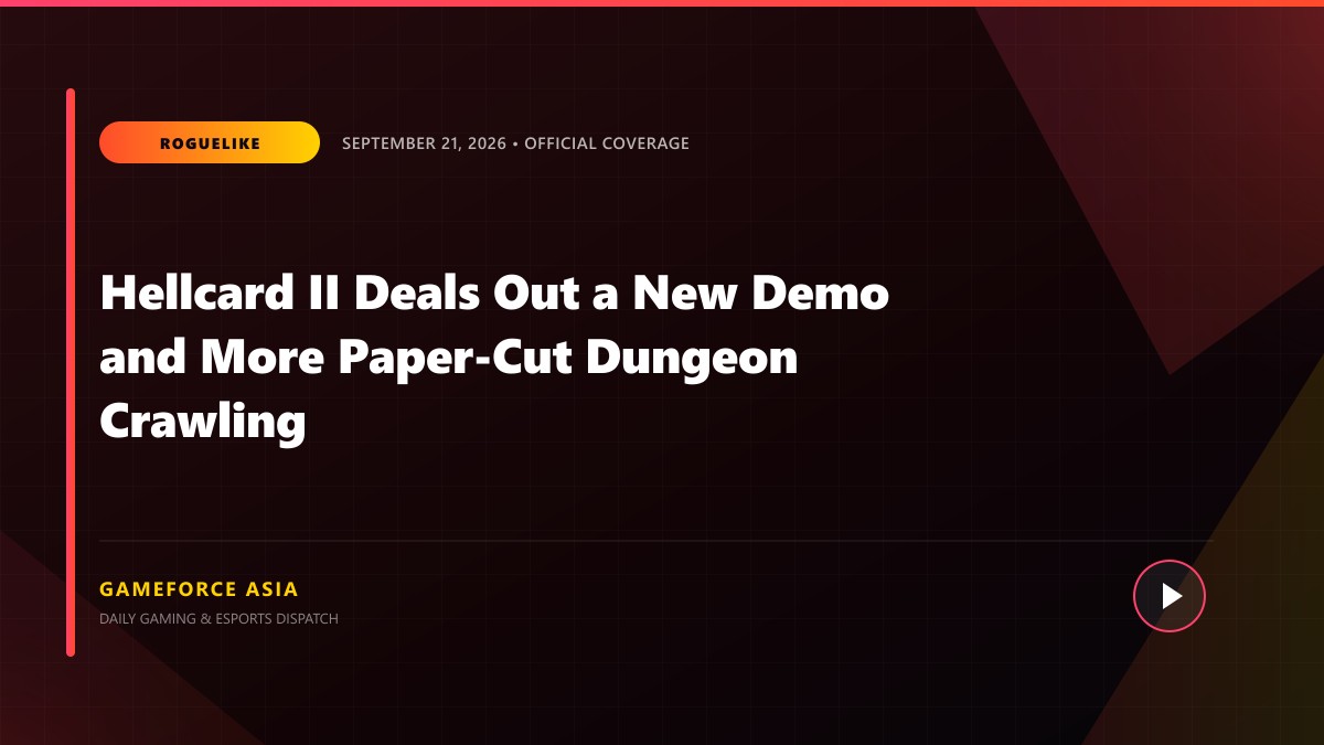 Hellcard II Deals Out a New Demo and More Paper-Cut Dungeon Crawling — original editorial gaming news illustration