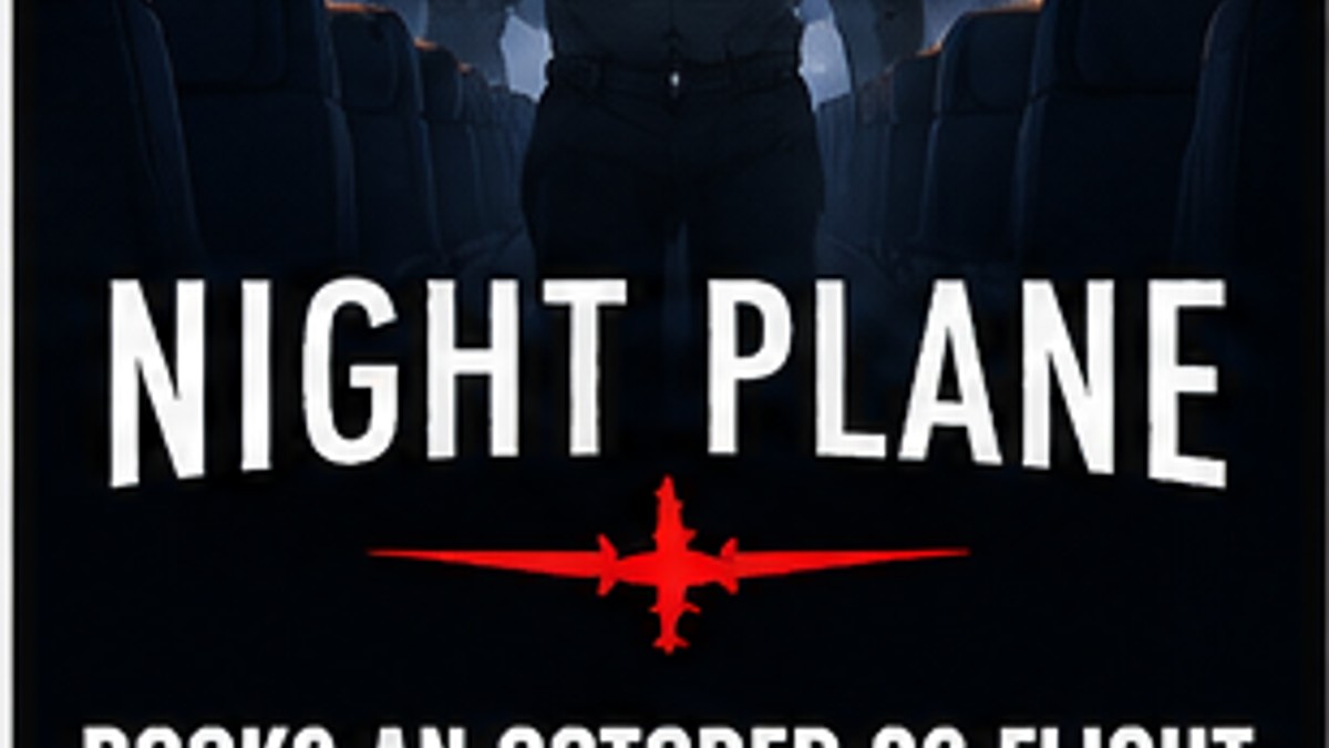 Night Plane Books an October 26 Flight and Absolutely Nothing Looks Suspicious — original editorial gaming news illustration
