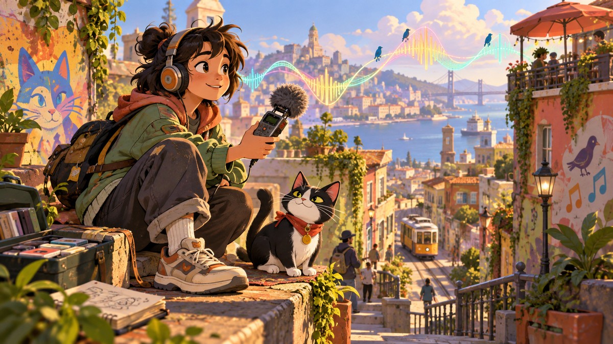 EbiTapes Turns Field Recording Into a Cozy Puzzle Adventure About Saving a Festival — original editorial gaming news illustration