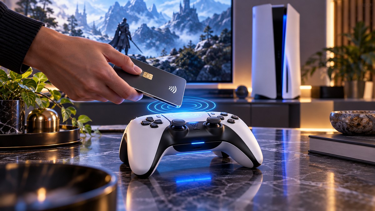 Sony Patent Imagines Buying PlayStation Games by Tapping Your Card on the Controller — original editorial gaming news illustration