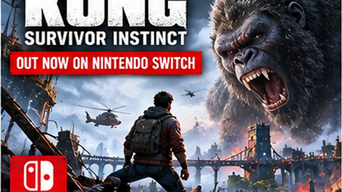 Kong: Survivor Instinct Arrives on Switch With Humans Still Making the Mistake of Standing Near Giant Monsters — original editorial gaming news illustration
