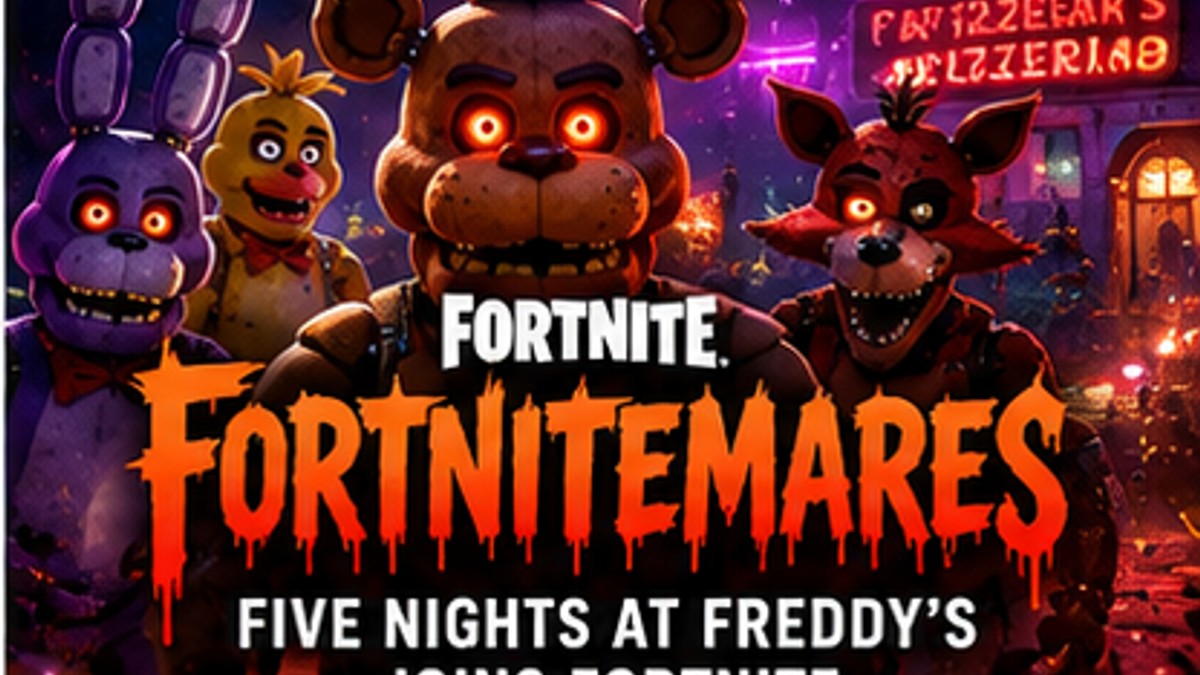 Fortnitemares Opens With Five Nights at Freddy's Taking Over Part of Fortnite — original editorial gaming news illustration