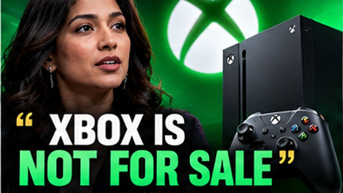 Xbox CEO Says 'Xbox Is Not for Sale' as Microsoft Attempts to End Spin-Off Speculation — original editorial gaming news illustration