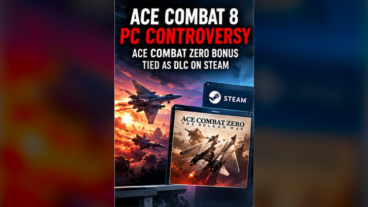 Ace Combat 8's PC Launch Runs Into Controversy Over Its Ace Combat Zero Bonus — original editorial gaming news illustration