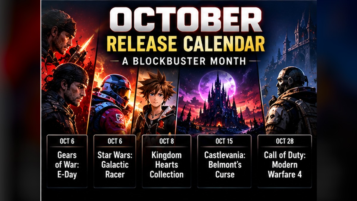 October's Release Calendar Is Officially Ridiculous, and Ace Combat Is Only the Beginning — original editorial gaming news illustration