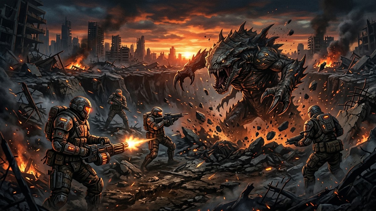 Gears of War: E-Day Launches Today—and Takes Gears Back to the Day Everything Went Horribly Wrong — original editorial gaming news illustration