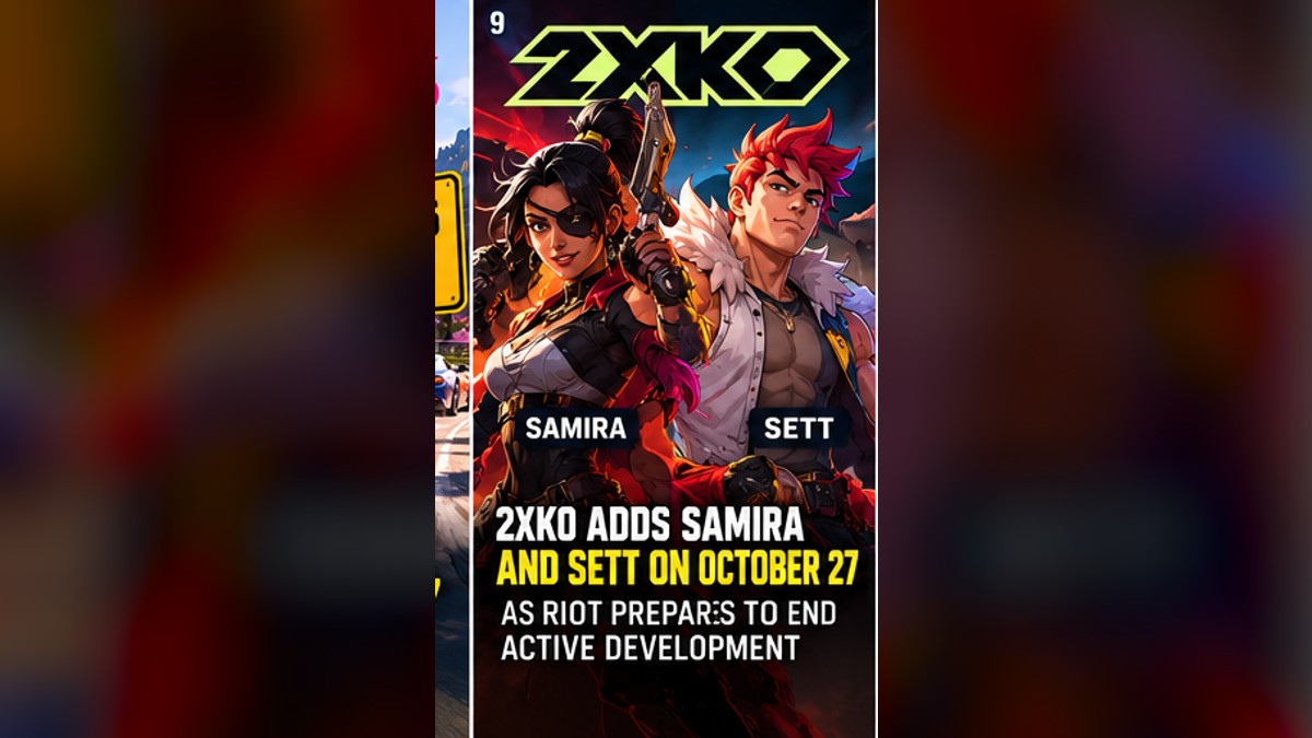 2XKO Adds Samira and Sett on October 27 as Riot Prepares to End Active Development — original editorial gaming news illustration