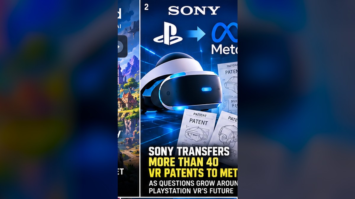 Sony Transfers More Than 40 VR Patents to Meta as Questions Grow Around PlayStation VR's Future — original editorial gaming news illustration