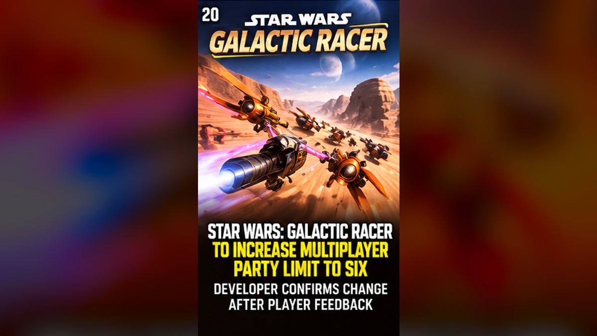 Star Wars: Galactic Racer Developer Promises Larger Multiplayer Parties After Player Complaints — original editorial gaming news illustration