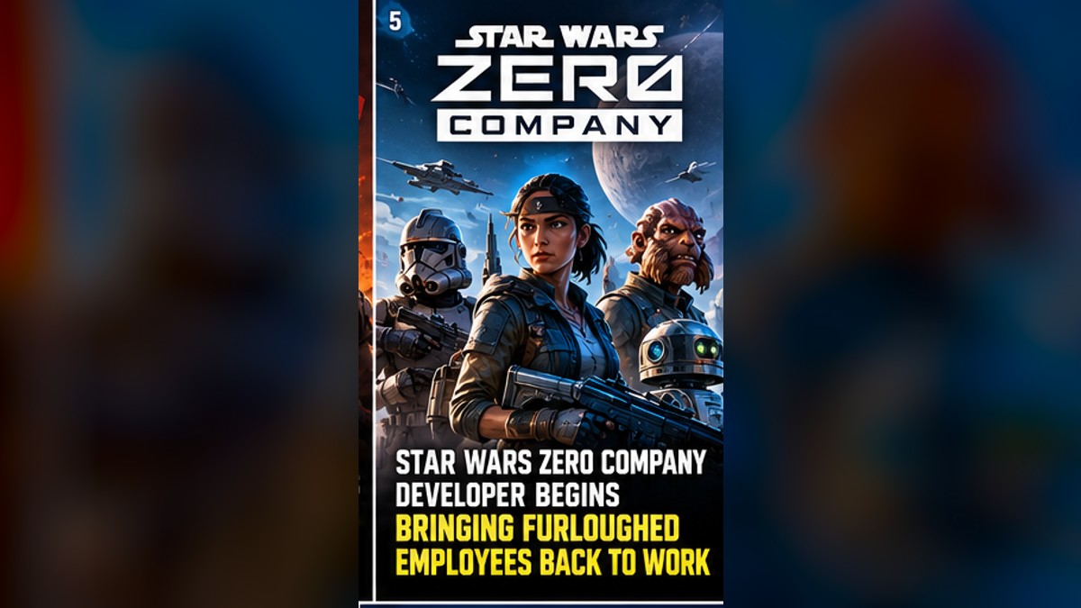 Star Wars Zero Company Developer Begins Bringing Furloughed Employees Back to Work — original editorial gaming news illustration