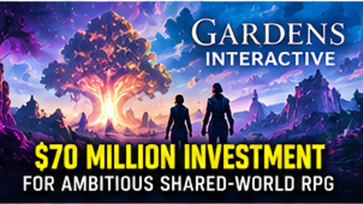 Gardens Interactive Raises More Than $70 Million for an Ambitious Shared-World Fantasy Adventure — original editorial gaming news illustration