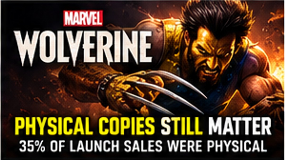 Marvel's Wolverine Sales Show Physical Games Still Matter Despite Sony's Digital-Only Future — original editorial gaming news illustration