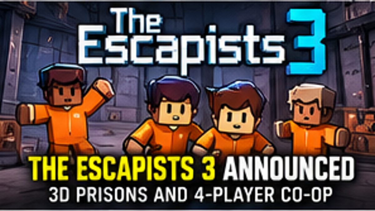 The Escapists 3 Announced With Fully 3D Prisons and Four-Player Cooperative Breakouts — original editorial gaming news illustration