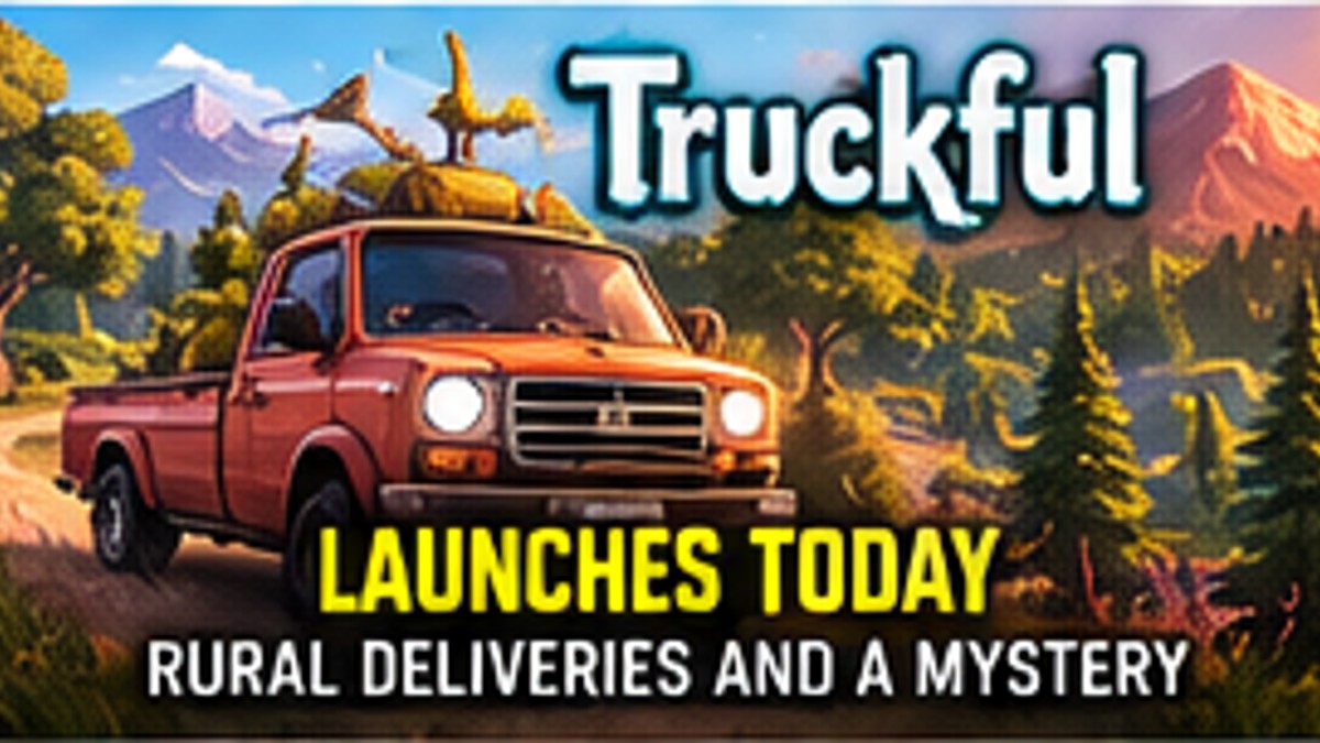Truckful Launches Today and Turns Rural Deliveries Into a Surprisingly Mysterious Adventure — original editorial gaming news illustration