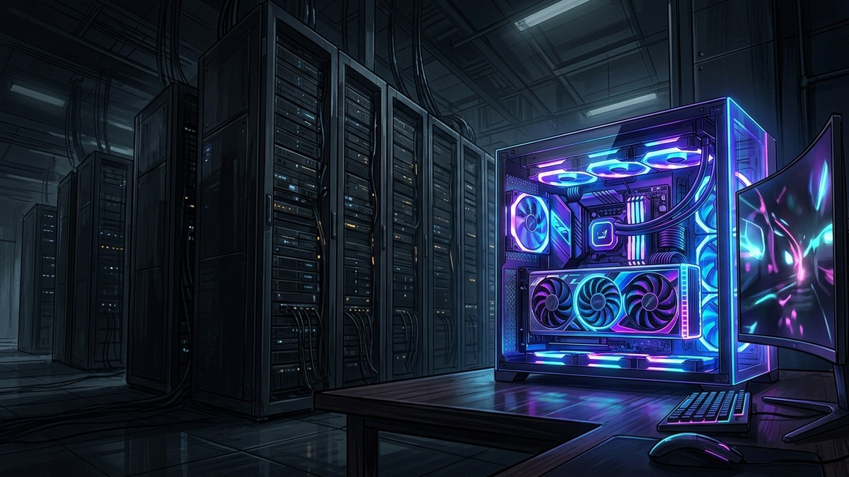 Nvidia Reportedly Stops RTX 5090 Production as AI Data Centres Compete With Gamers for Graphics Chips — original editorial gaming news illustration