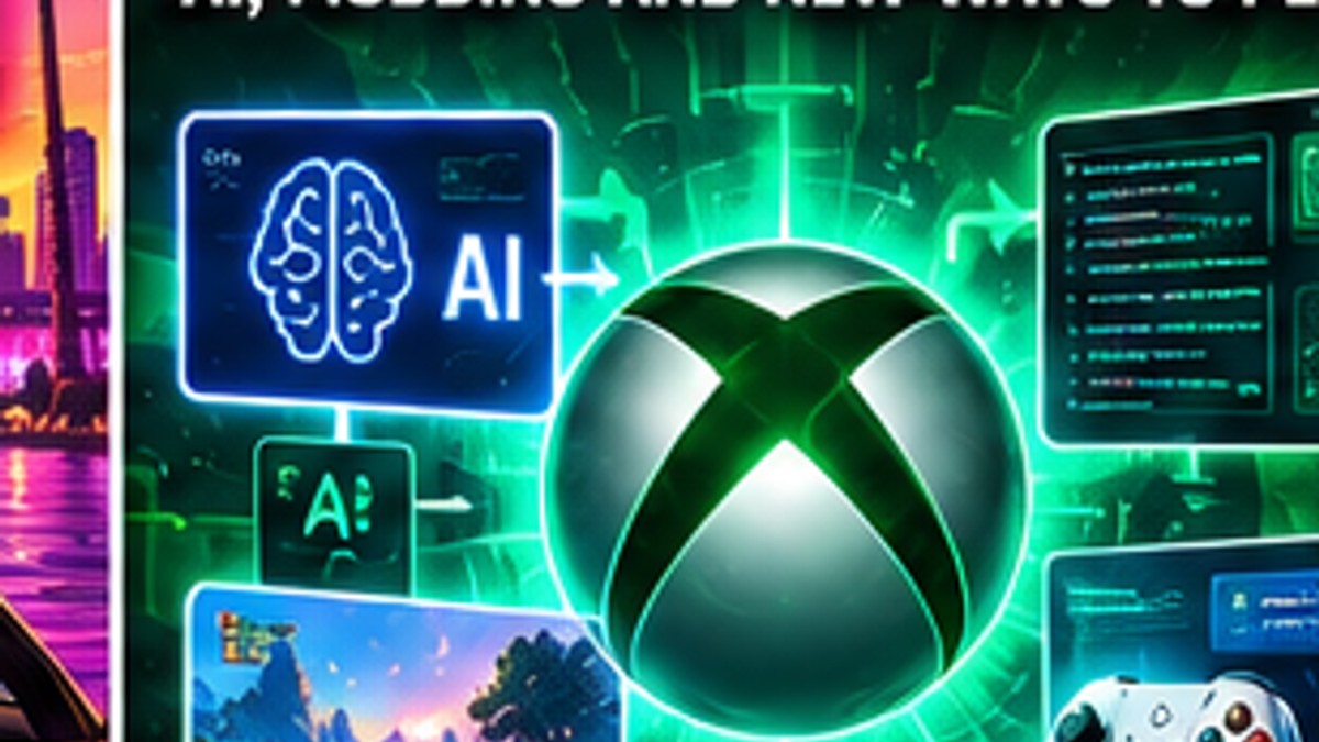 Microsoft Creates Xbox Labs to Explore AI-Powered Game Ports, Modding and New Ways to Play — original editorial gaming news illustration