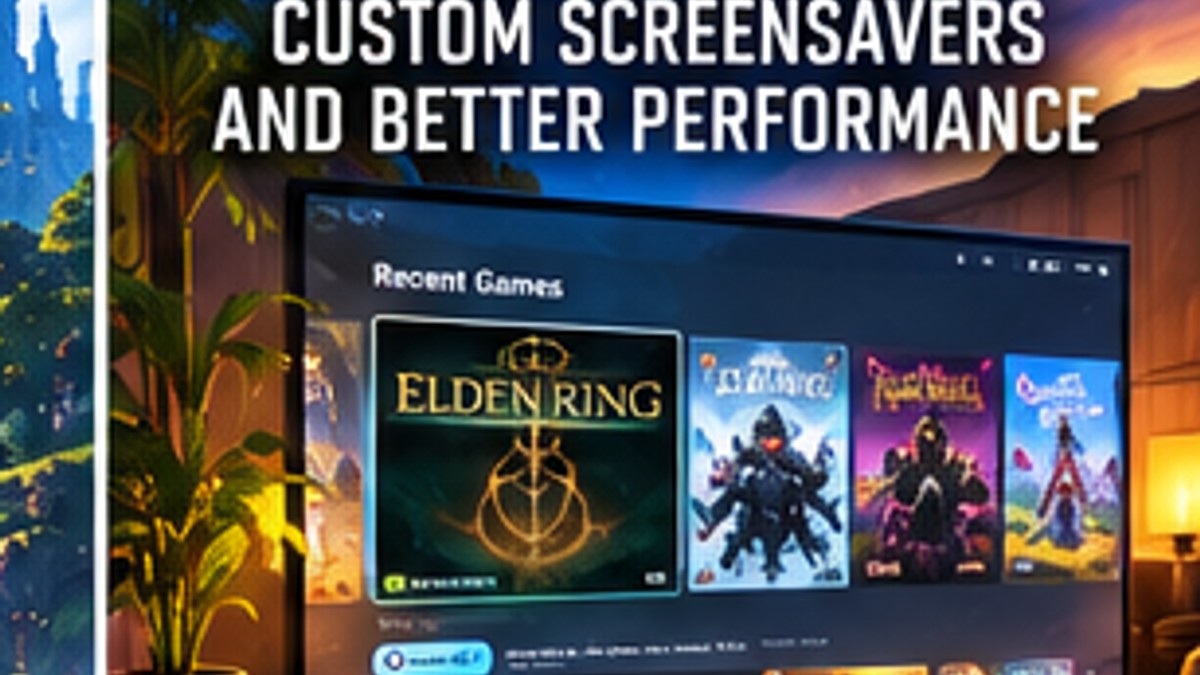 Steam Receives Major Big Picture Update With Improved Remote Play Technology and Custom Screensavers — original editorial gaming news illustration