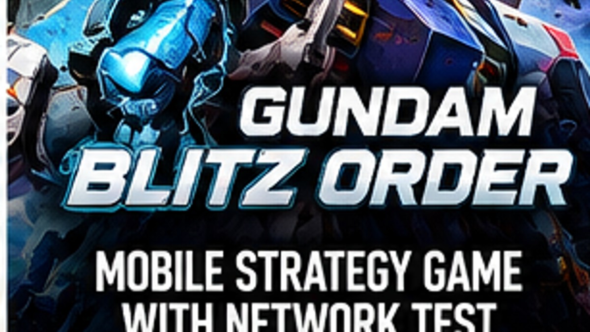 Bandai Namco Announces Gundam Blitz Order, a New Mobile Strategy Game With November Network Test — original editorial gaming news illustration