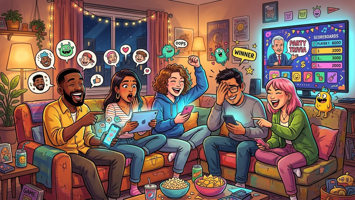 The Jackbox Party Pack 12 Launches Today With Five New Ways to Ruin Friendships — original editorial gaming news illustration