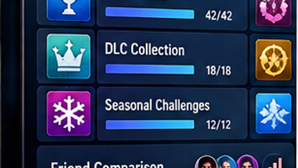 Steam Overhauls Achievements With Separate DLC Collections, Seasonal Challenges and Friend Comparisons — original editorial gaming news illustration